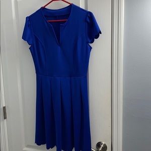 Blue scalloped dress !💙💙💙